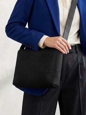 Americana by Sharif Leather Woven Bag